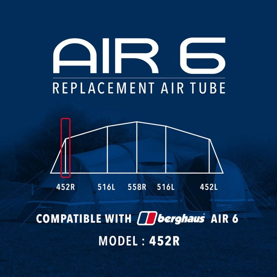 Air 6 Replacement Air Tube (Front 452R) 3 Air 6 Replacement Air Tube (Front 452R)