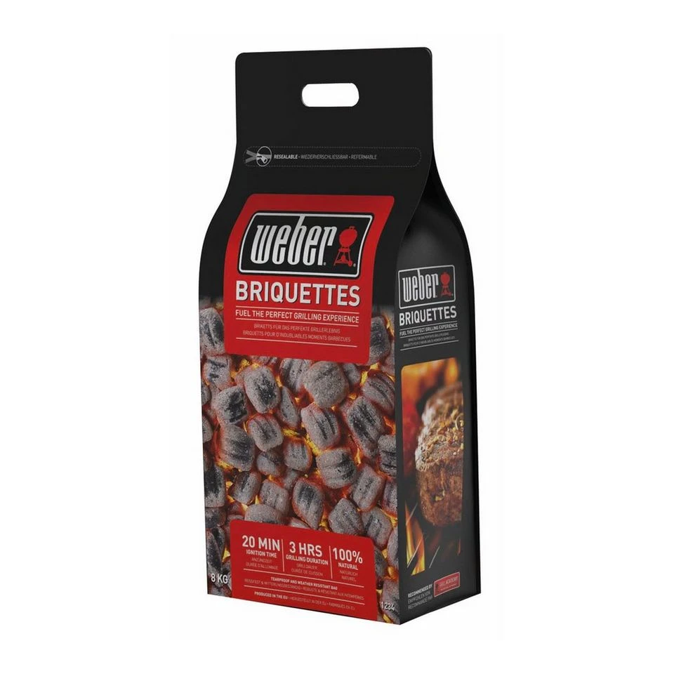 Weber Briquettes 8kg 3 Weber Briquettes 8kg