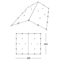 Bush Pro Tarp -Outdoor Camping Store go 329229 g