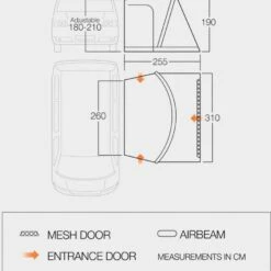 Vango Elwood Low Van Awning 17 Vango Elwood Low Van Awning -Outdoor Camping Store go 331018 e