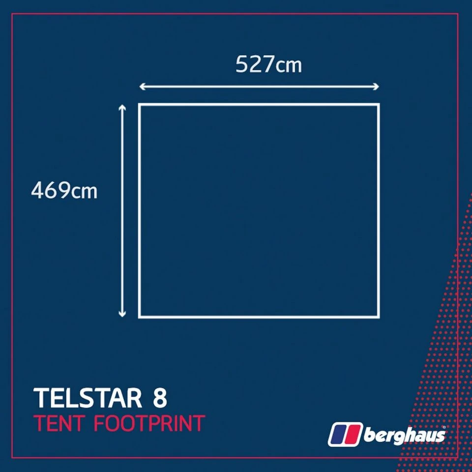 Berghaus Telstar 8 Tent Footprint 4 Berghaus Telstar 8 Tent Footprint - Image 2