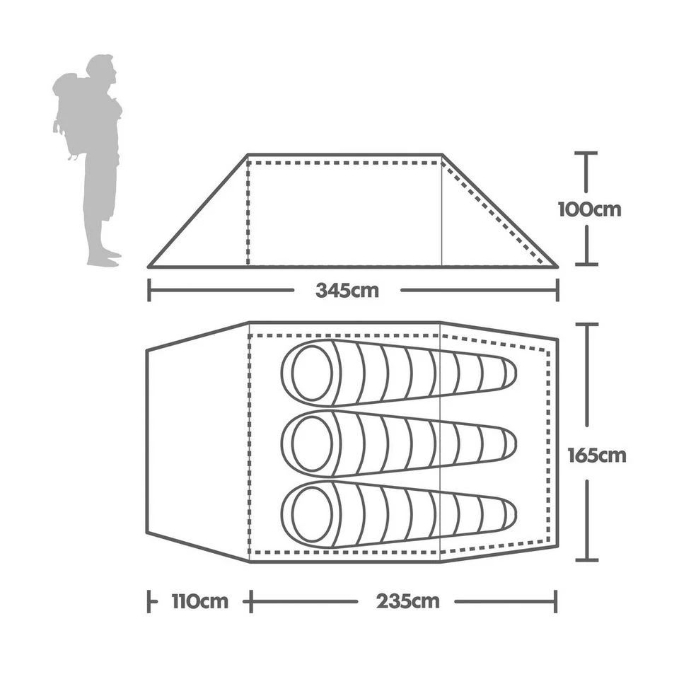 Wild Country Hoolie Compact 3 Tent 4 Wild Country Hoolie Compact 3 Tent - Image 2