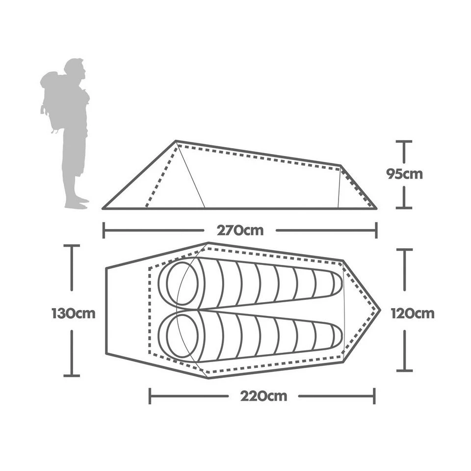 Vango Nyx 200 Tent 4 Vango Nyx 200 Tent - Image 2